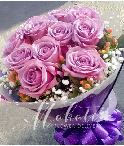 1 Dozen Lavender Ecuadorian Roses