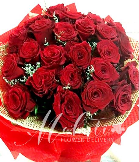 2 Dozen Red Ecuadorian Roses