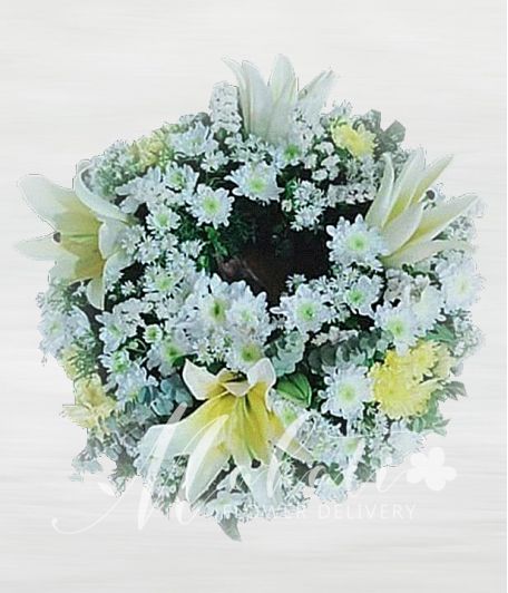 Purity Urn Flower Arrangement